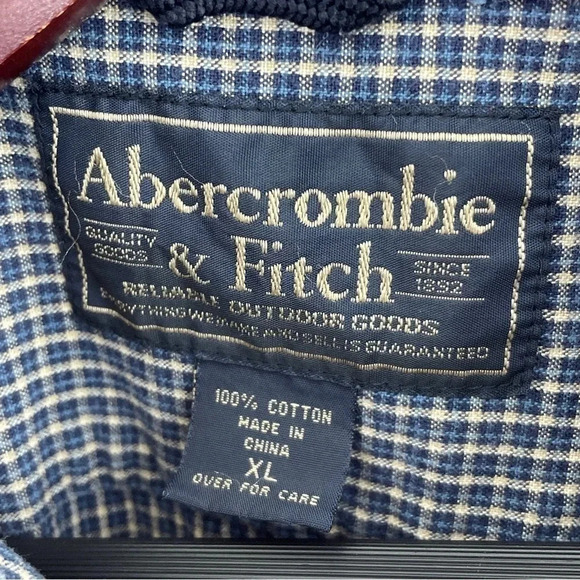 Abercrombie & Fitch Mens Size Xl long sleeve button down shirt 1225 - Picture 2 of 6